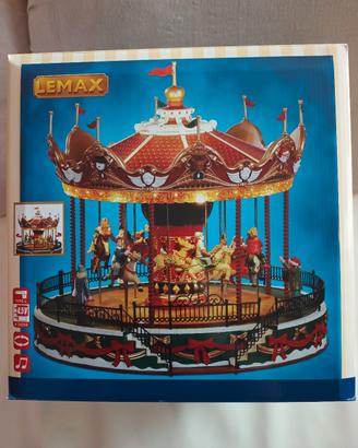 Santa carousel lemax nuovo 
