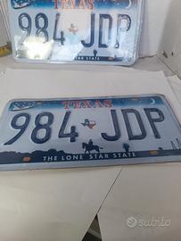 targa da collezione TEXAS nuova 