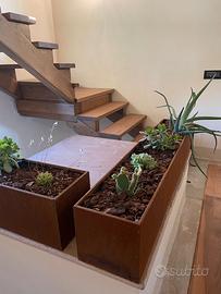 Fioriere acciaio corten varie misure