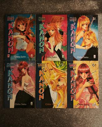 Manga Kanon - Chiho Dato - serie completa 6 volumi