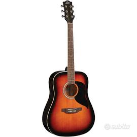 Eko Ranger 6 Brown Sunburst chitarra acustica