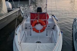 Barca Gobbi 5 mt autosvuotante con motore Mercury