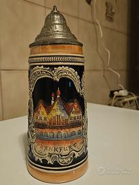 boccale birra tedesco vintage 