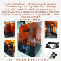 STAMPANTE 3D FORM3 + accessori