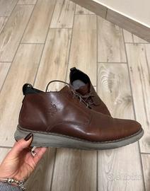 Stivaletti Scarpe con lacci uomo marrone Us polo