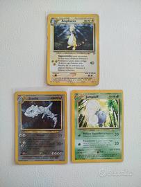 Lotto carte Pokemon holo vintage neo Genesis mazzo