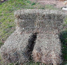 Fieno in ballette rettangolari