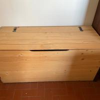 Cassapanca legno di abete