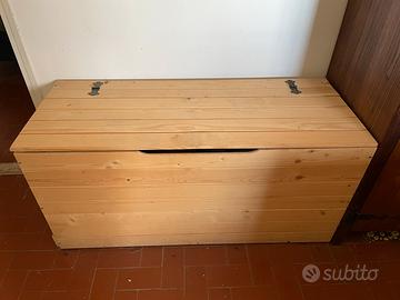 Cassapanca legno di abete