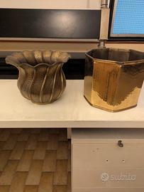 vasi in ottone 