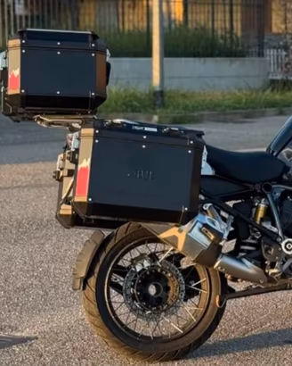 tris borse più telaio colore nero per BMW r 1200 