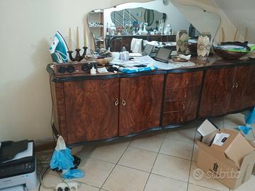 Sala da pranzo e camera da letto anni 60 laccata