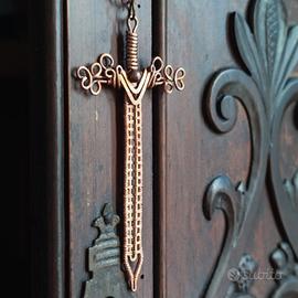 Collana spada in rame 