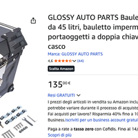 Bauletto per Moto
