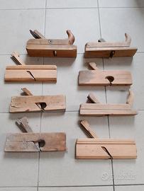 Pialle in legno vintage 8 pezzi