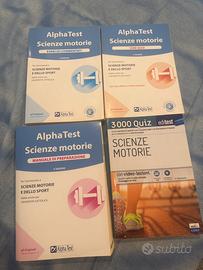 Kit completo Alpha Test Scienze Motorie – 4 libri