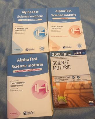 Kit completo Alpha Test Scienze Motorie – 4 libri