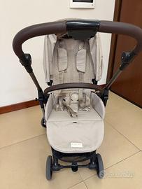 Cybex Trio Melio Carbon Almond Beige con Cloud T