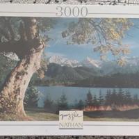 Puzzle Nathan 3000 pezzi Ai bordi del lago