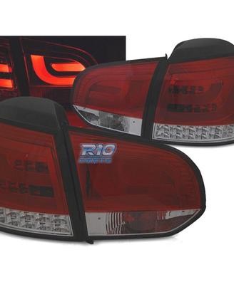 FANALI VOLKSWAGEN VW GOLF 6 08-12 BAR LED ROSSO FU