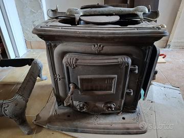 Stufa con piano cottura in ghisa Parlor Stove