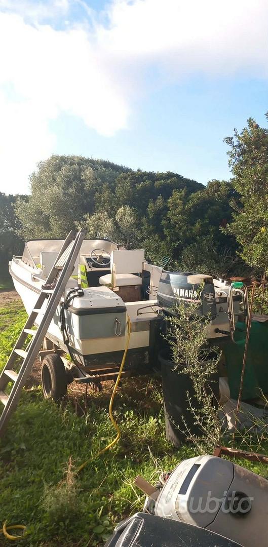 Barca Rio 4.50+motore yamaha 25+carrello - Nautica In vendita a Oristano
