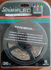 Striscia LED Prismalux RGB multicolor 5 mt 36w 