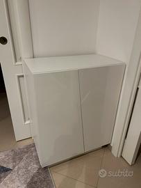 Mobile bianco camera letto salotto credenza madia