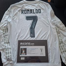 Maglia Cr7 Real autografata  con COA Icons