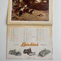 Calendario Landini anno 1956