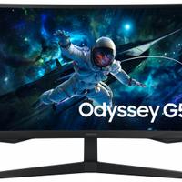 Monitor Gaming Odyssey G5 - G55C da 27'' QHD Curvo