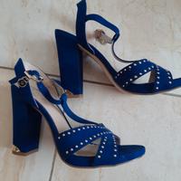 scarpe  velluti o blu 