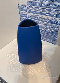 Baso Scheurich blu opaco 19 cm - fatto a mano