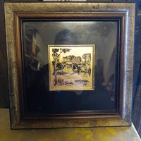 Quadro in foglia d oro 