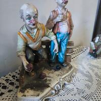 Titolo: Rara Scultura CAPODIMONTE - "I Giocatori d