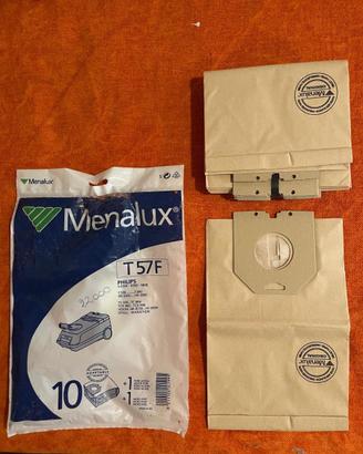 MENALUX T57F Sacchetti per aspirapolvere