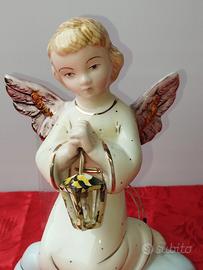 Angioletto in ceramica S.C.A.T con lucciola