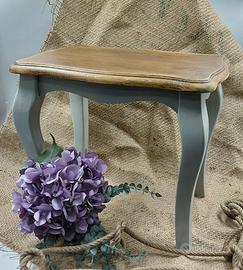 🌿 Piccolo tavolino in legno stile Shabby Chic