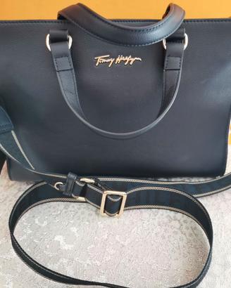 Borsa blu Tommy Hilfiger
