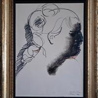 Emilio Greco 1964 : Profilo di donna.