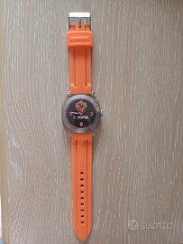 Orologio Roma arancione 