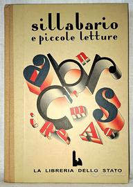 Libro  Scuola Fascismo Sillabario Piccole Letture