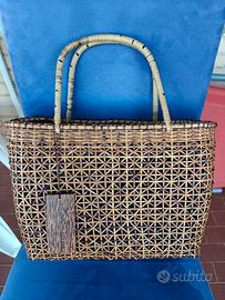 Borsa donna in rattan