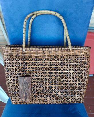Borsa donna in rattan