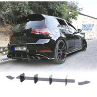 DIFFUSORE VOLKSWAGEN VW GOLF 7 7.5 GTI NERO LUCIDO