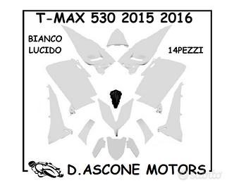 KIT CARENE TMAX 530 2015 2016 BIANCO LUCIDO