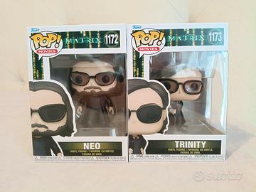 Funko Pop NEO e TRINITY insieme 