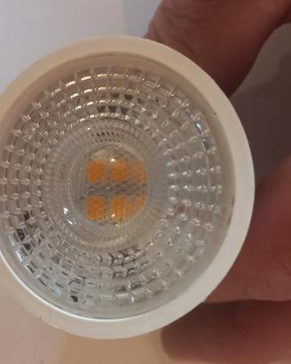 lampadina led GU10 3W bianco caldo 6 pezzi