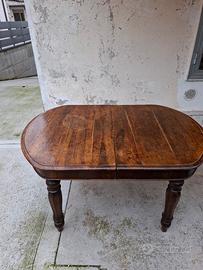 tavola antica ovale no prolunghe 