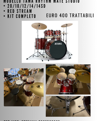 Batteria usata Tama